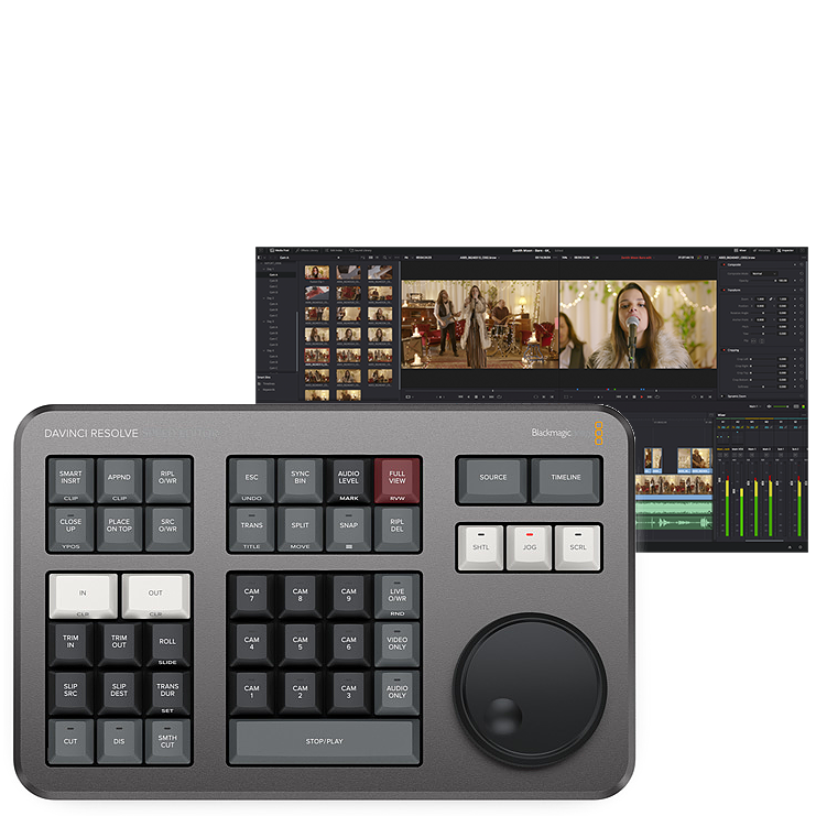 Клавиатура Blackmagic DaVinci Resolve Speed Editor Клавиатура Blackmagic DaVinci Resolve Speed Editor