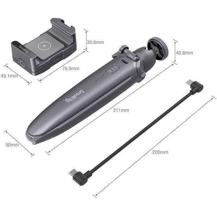 Штатив SmallRig 3108 с аккумулятором Серый Штатив SmallRig 3108 с аккумулятором Серый