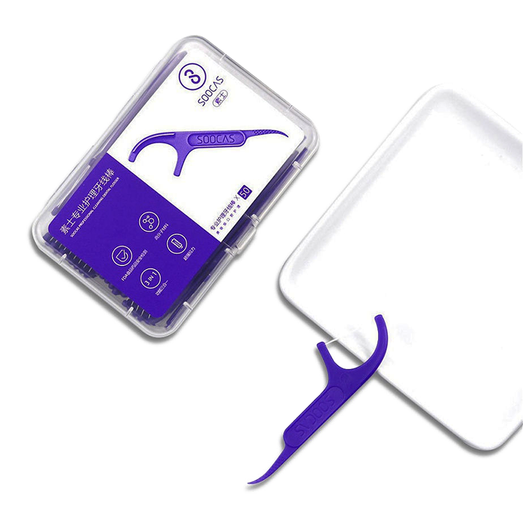 Зубная нить Soocas Floss Pick D1 (50шт) Зубная нить Soocas Floss Pick D1 (50шт)