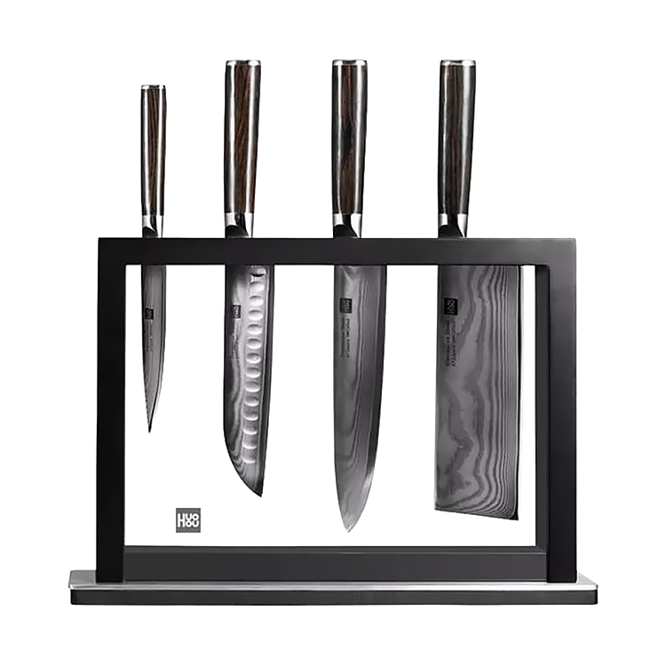 Набор ножей из дамасской стали HuoHou HU0073 Set of 5 Damascus Knife Sets (4 ножа + подставка) Набор ножей из дамасской стали HuoHou HU0073 Set of 5 Damascus Knife Sets (4 ножа + подставка)