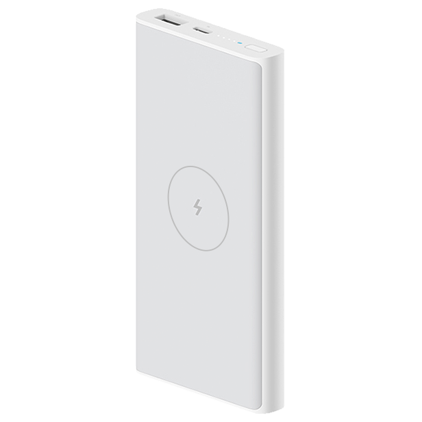 Внешний аккумулятор с беспроводной зарядкой Xiaomi Mi Wireless Charger 10000 мАч Белый Внешний аккумулятор с беспроводной зарядкой Xiaomi Mi Wireless Charger 10000 мАч Белый