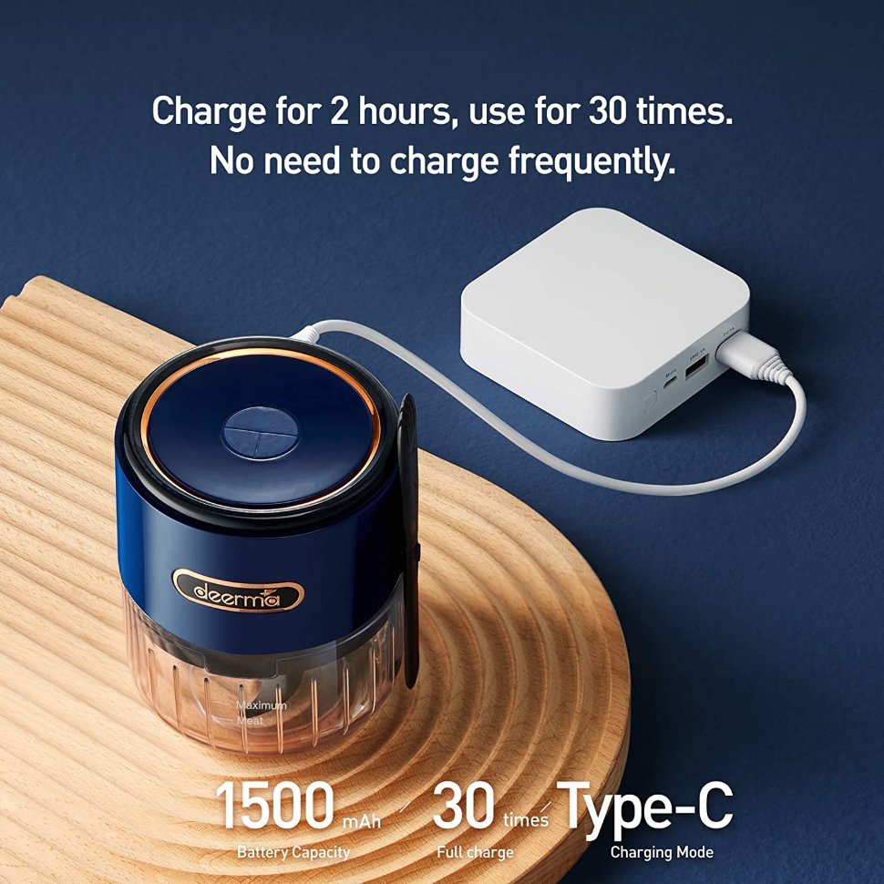 Блендер Deerma Mini Garlic Grinder JS100 Блендер Deerma Mini Garlic Grinder JS100