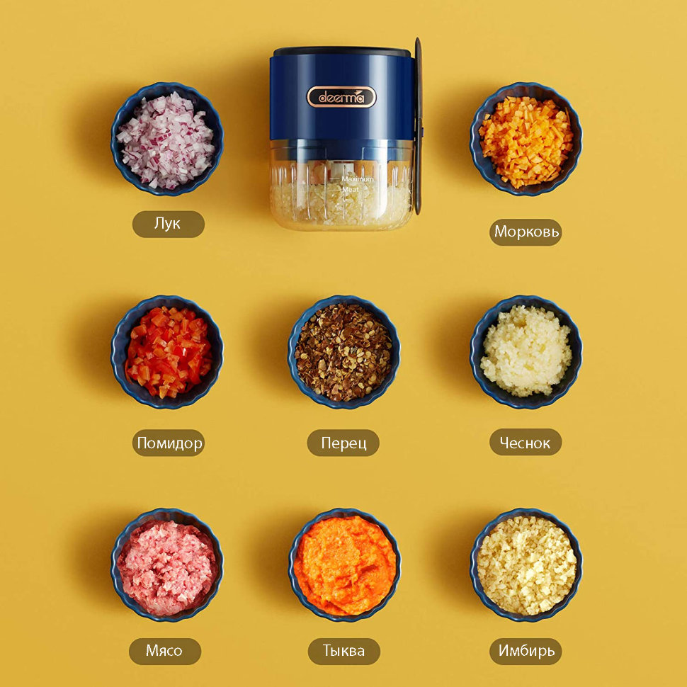 Блендер Deerma Mini Garlic Grinder JS100 Блендер Deerma Mini Garlic Grinder JS100