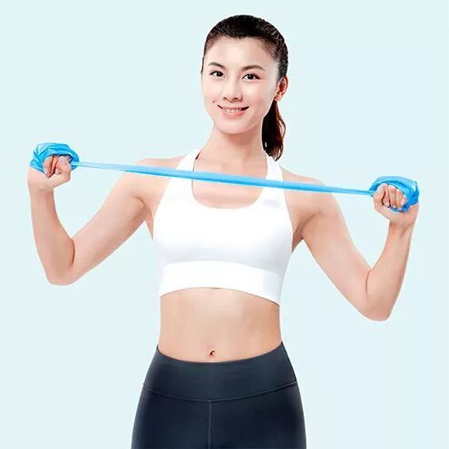 Лента для фитнеса Yunmai 0.35мм Зелёная Лента для фитнеса Yunmai 0.35мм Зелёная