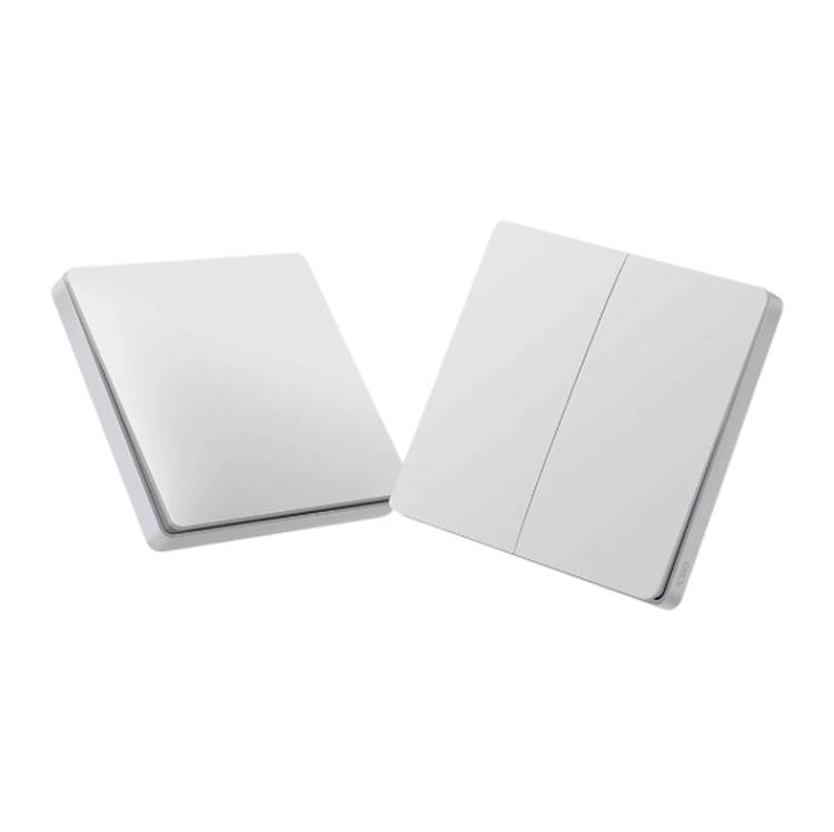 Выключатель двухклавишный Aqara Wall Light Switch RU Выключатель двухклавишный Aqara Wall Light Switch RU