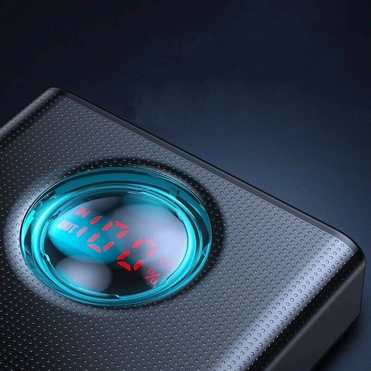 Внешний аккумулятор Baseus Amblight 65Вт 30000мАч (+кабель Type-C 1м) Чёрный Внешний аккумулятор Baseus Amblight 65Вт 30000мАч (+кабель Type-C 1м) Чёрный