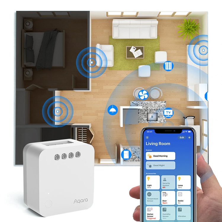 Реле одноканальное Aqara Single Switch Module T1 (без нейтрали) RU Реле одноканальное Aqara Single Switch Module T1 (без нейтрали) RU