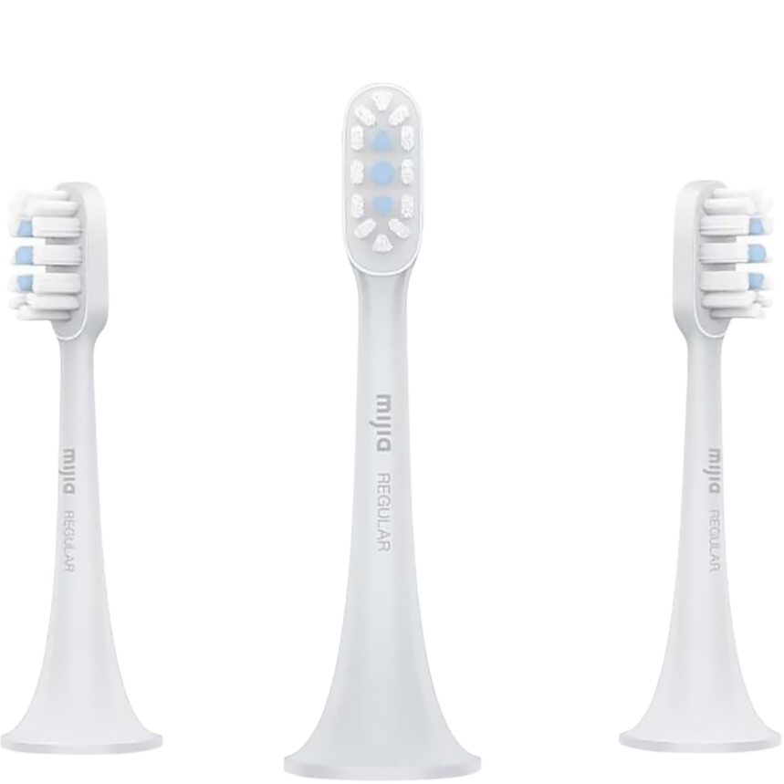 Сменные насадки Xiaomi MiJia Regular для T300/T500 (3 шт) Белые Сменные насадки Xiaomi MiJia Regular для T300/T500 (3 шт) Белые