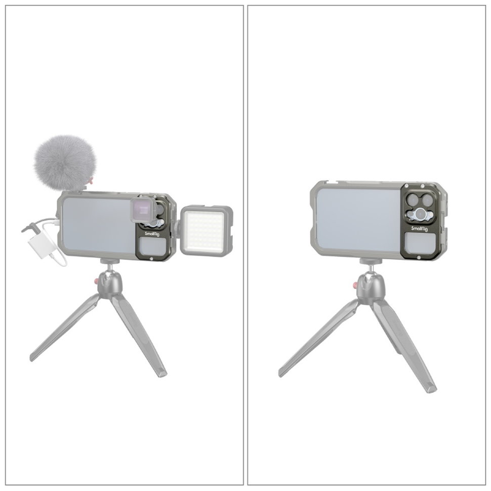 Адаптер объектива Smallrig 3634 для клетки iPhone 13 Pro Max Адаптер объектива Smallrig 3634 для клетки iPhone 13 Pro Max