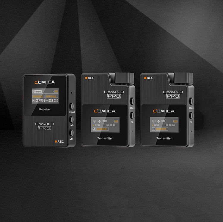 Радиосистема Comica BoomX-D PRO D2 Чёрная Радиосистема Comica BoomX-D PRO D2 Чёрная