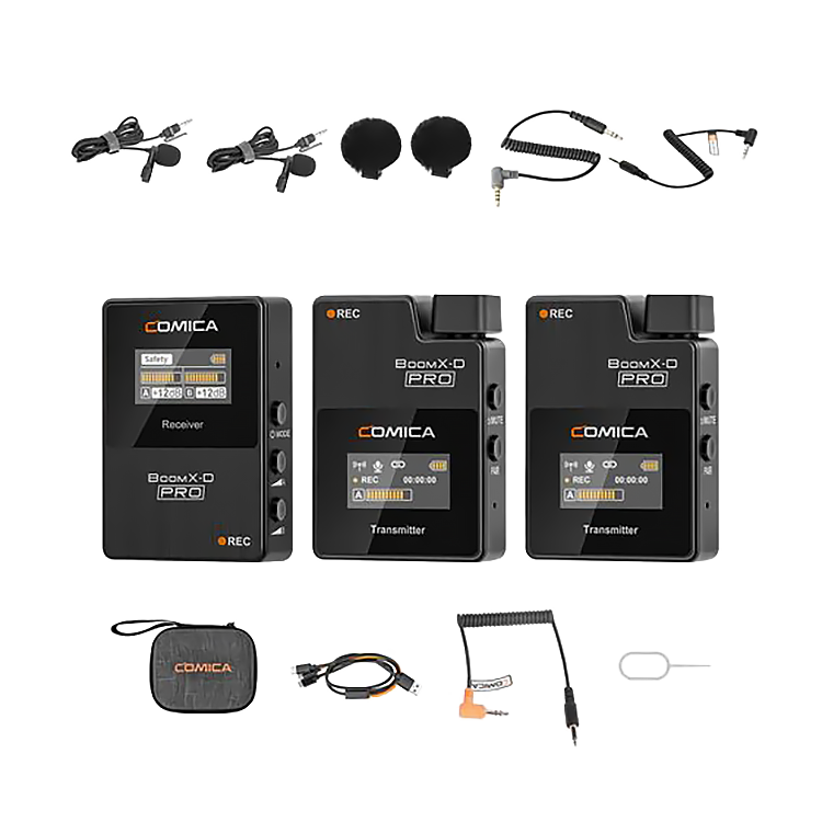 Радиосистема Comica BoomX-D PRO D2 Чёрная Радиосистема Comica BoomX-D PRO D2 Чёрная