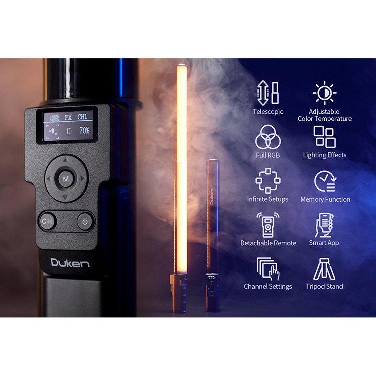 Осветитель Sirui Duken T60 Telescopic RGB Осветитель Sirui Duken T60 Telescopic RGB