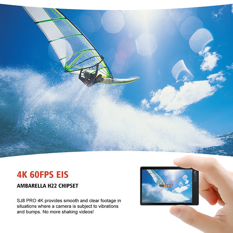 Экшн-камера SJCAM SJ8 AIR Чёрная Экшн-камера SJCAM SJ8 AIR Чёрная