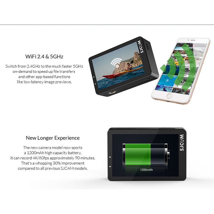 Экшн-камера SJCAM SJ8 PRO Чёрная Экшн-камера SJCAM SJ8 PRO Чёрная