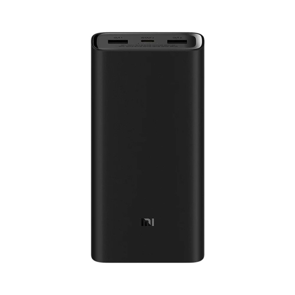 Внешний аккумулятор Xiaomi Mi 50W Power Bank 20000mAh Чёрный Внешний аккумулятор Xiaomi Mi 50W Power Bank 20000mAh Чёрный
