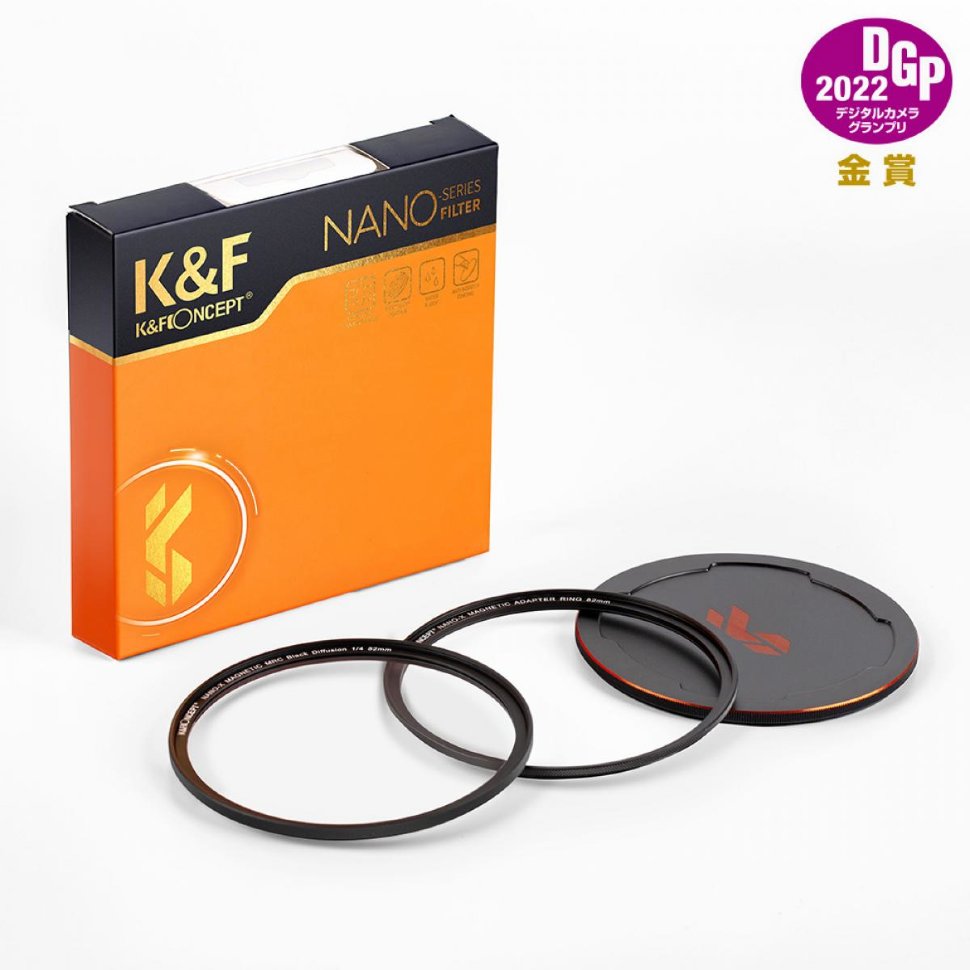 Светофильтр K&F Concept Nano-X Magnetic Black Mist 1/4 58мм Светофильтр K&F Concept Nano-X Magnetic Black Mist 1/4 58мм
