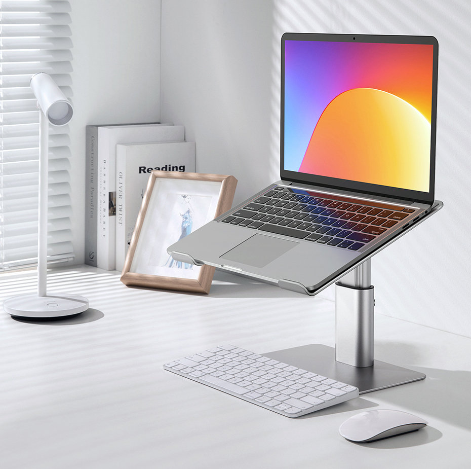 Подставка для ноутбука Baseus Metal Adjustable Laptop Stand Серебро Подставка для ноутбука Baseus Metal Adjustable Laptop Stand Серебро