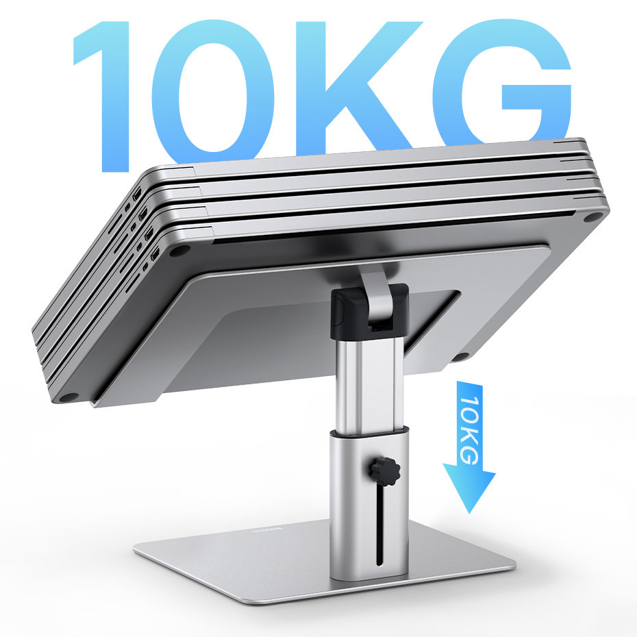 Подставка для ноутбука Baseus Metal Adjustable Laptop Stand Серебро Подставка для ноутбука Baseus Metal Adjustable Laptop Stand Серебро