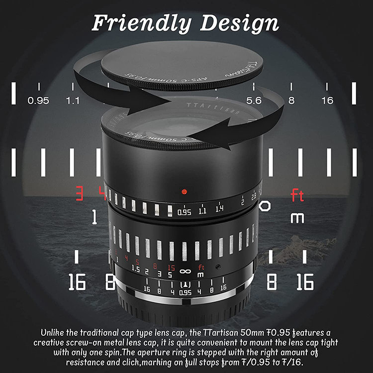 Объектив TTArtisan 50mm F0.95 E-mount Объектив TTArtisan 50mm F0.95 E-mount