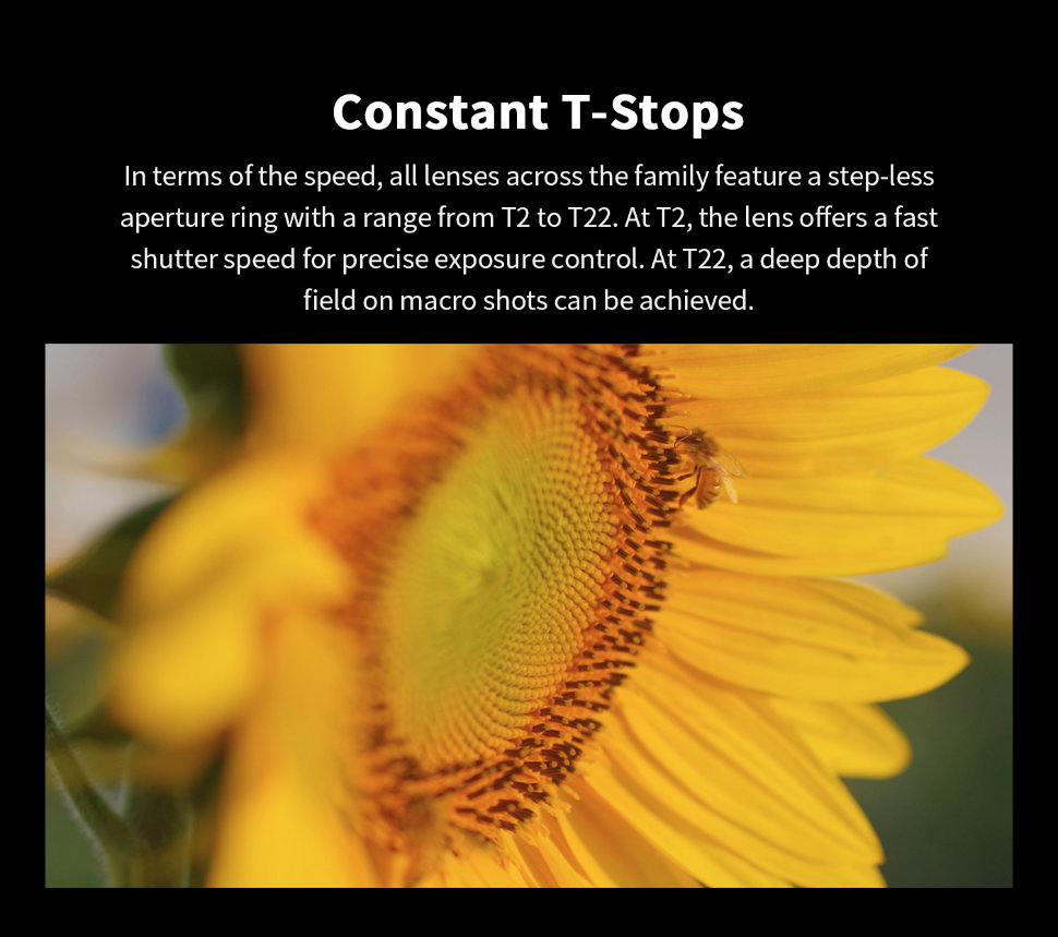 Объектив Sirui Jupiter 35mm T2 Full-frame Macro EF-mount Объектив Sirui Jupiter 35mm T2 Full-frame Macro EF-mount