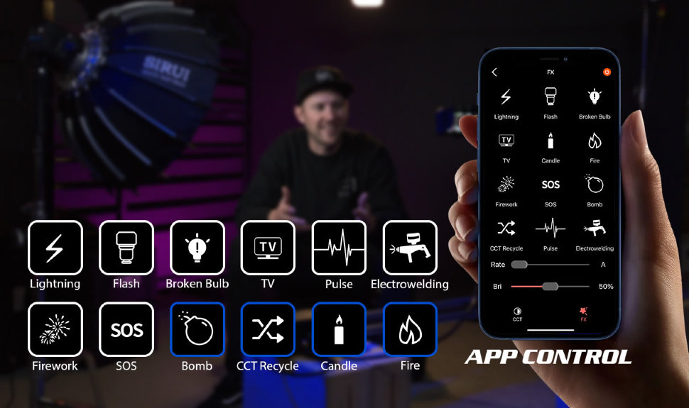 Осветитель Sirui C60 Осветитель Sirui C60