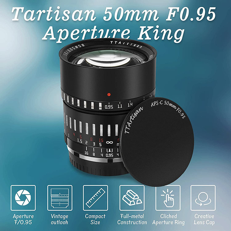 Объектив TTArtisan 50mm F0.95 EF-M Объектив TTArtisan 50mm F0.95 EF-M