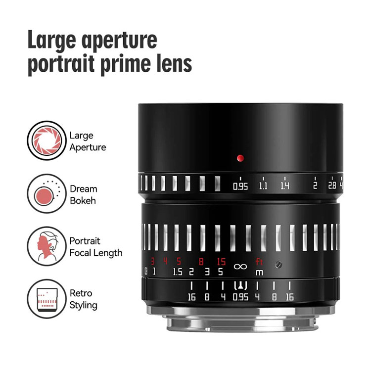 Объектив TTArtisan 50mm F0.95 Micro 4/3 Объектив TTArtisan 50mm F0.95 Micro 4/3