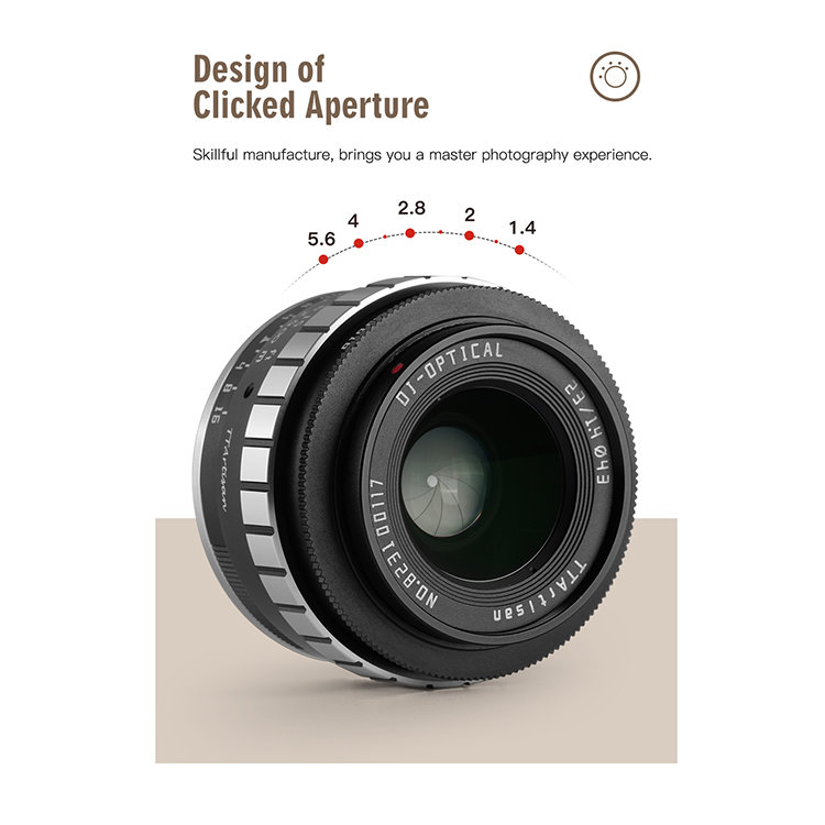 Объектив TTArtisan 23mm F1.4 EF-M Объектив TTArtisan 23mm F1.4 EF-M
