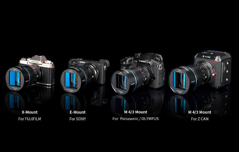 Объектив Sirui 50mm f1.8 Anamorphic RF Объектив Sirui 50mm f1.8 Anamorphic RF