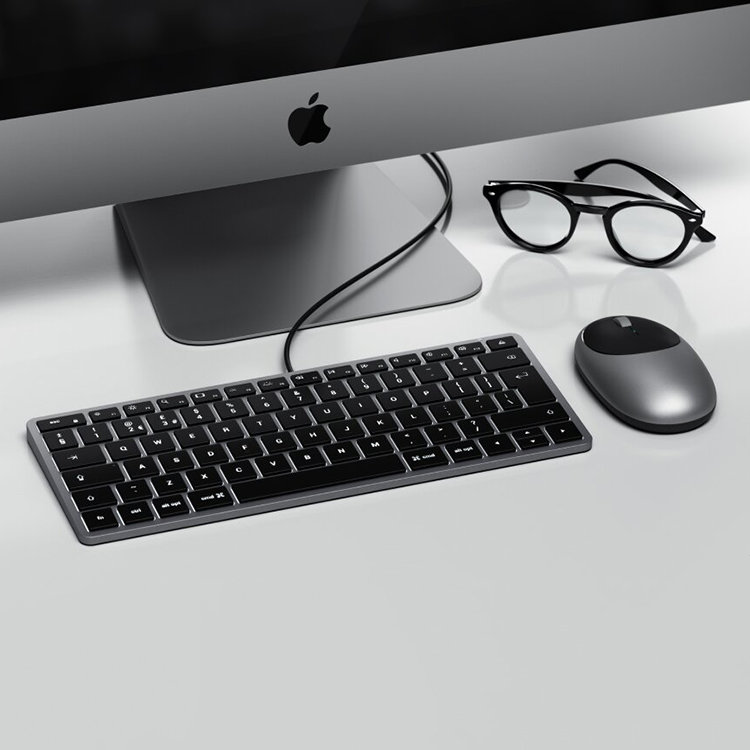 Клавиатура Satechi Slim W1 (RU) Серая Клавиатура Satechi Slim W1 (RU) Серая