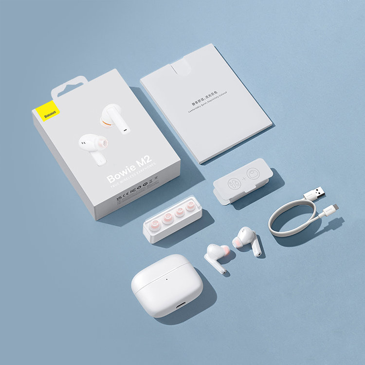 Наушники Baseus Bowie M2+ Белые Наушники Baseus Bowie M2+ Белые