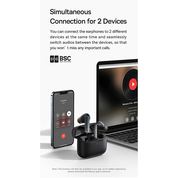 Наушники Baseus Bowie M2+ Белые Наушники Baseus Bowie M2+ Белые