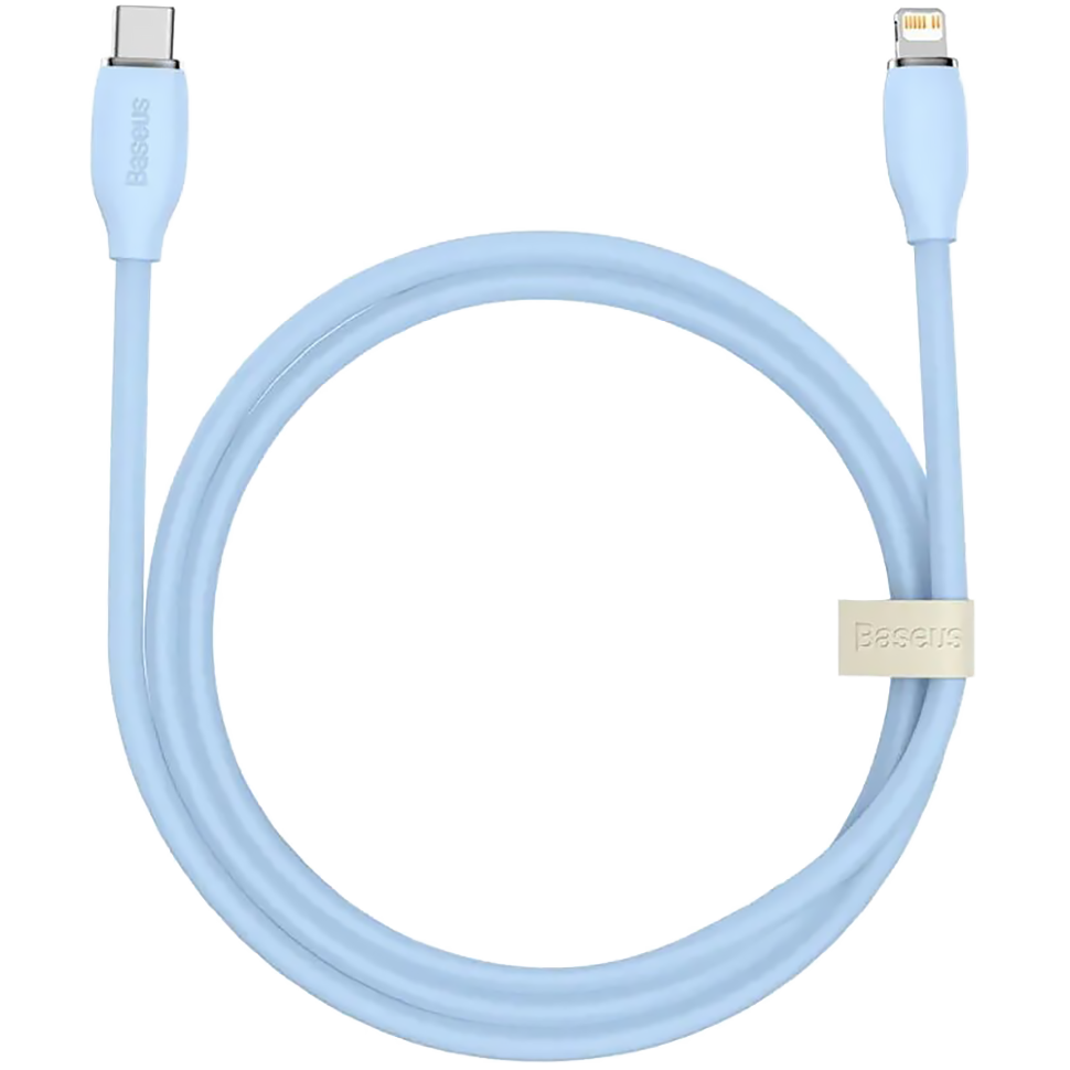 Кабель Baseus Jelly Liquid Type-C - Lightning 20W 2м Синий Кабель Baseus Jelly Liquid Type-C - Lightning 20W 2м Синий