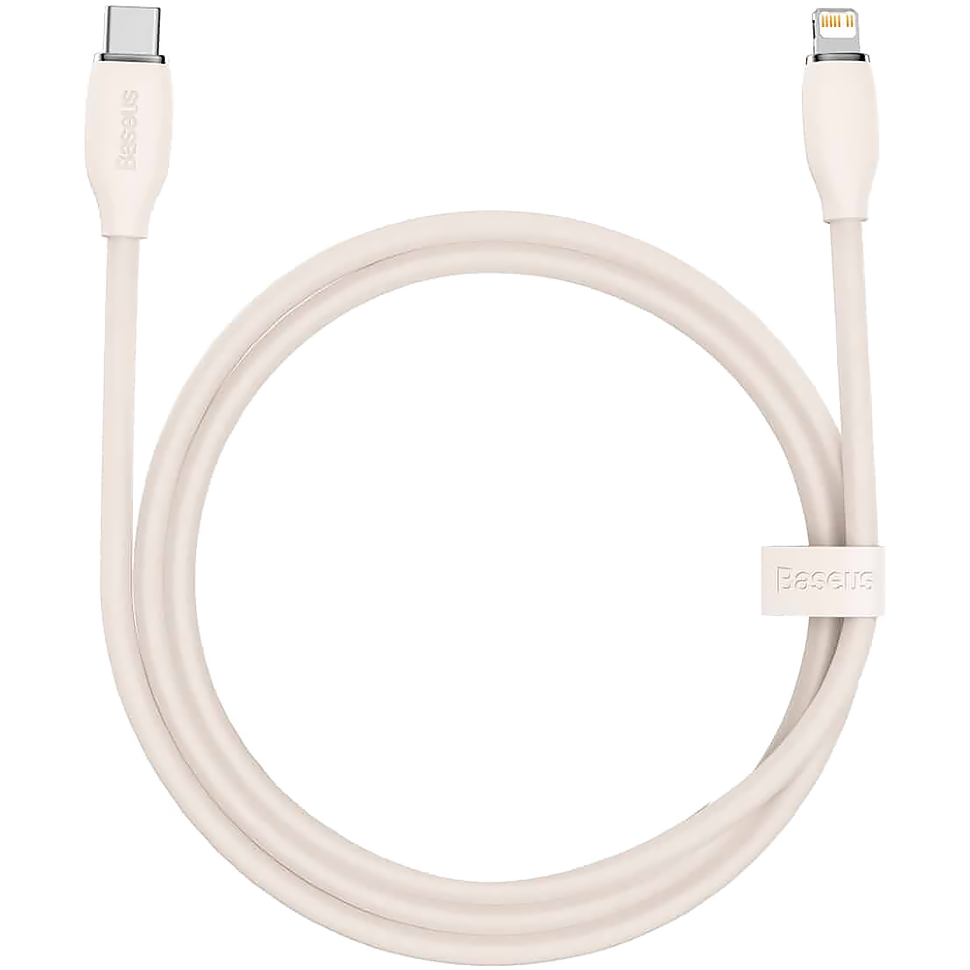 Кабель Baseus Jelly Liquid Type-C - Lightning 20W 2м Розовый Кабель Baseus Jelly Liquid Type-C - Lightning 20W 2м Розовый