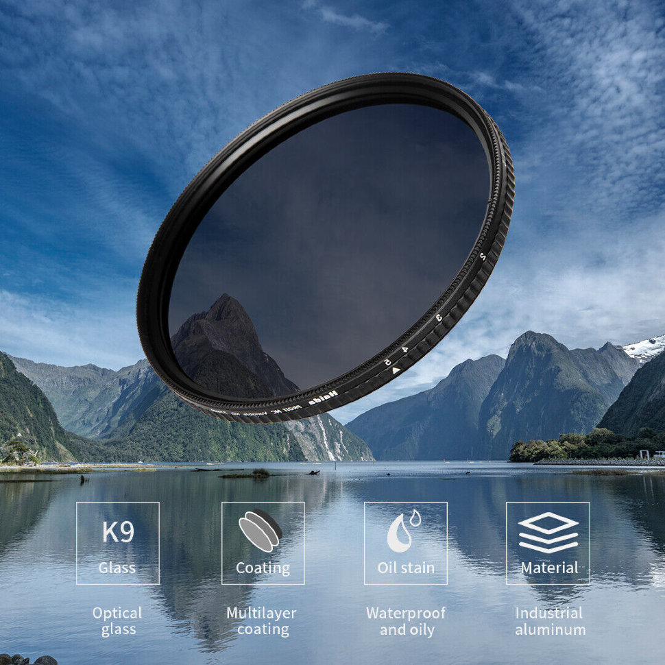 Светофильтр Haida PROII VND (1.5 – 5.0 Stop) 72мм Светофильтр Haida PROII VND (1.5 – 5.0 Stop) 72мм