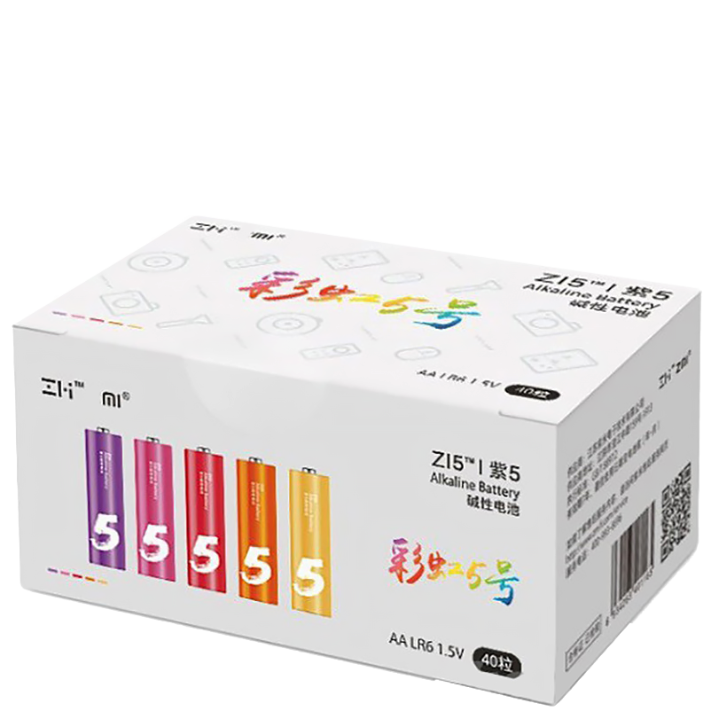 Батарейки ZMI Rainbow ZI5 AA 40 шт. Батарейки ZMI Rainbow ZI5 AA 40 шт.