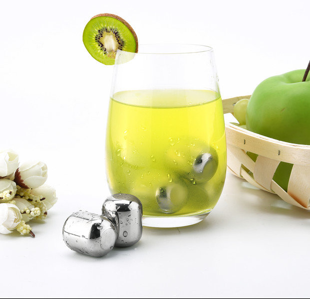 Охлаждающие камни для напитков Circle Joy Stainless Steel Quick Frozen Ice Cubes 6 шт. (серебро) Охлаждающие камни для напитков Circle Joy Stainless Steel Quick Frozen Ice Cubes 6 шт. (серебро)