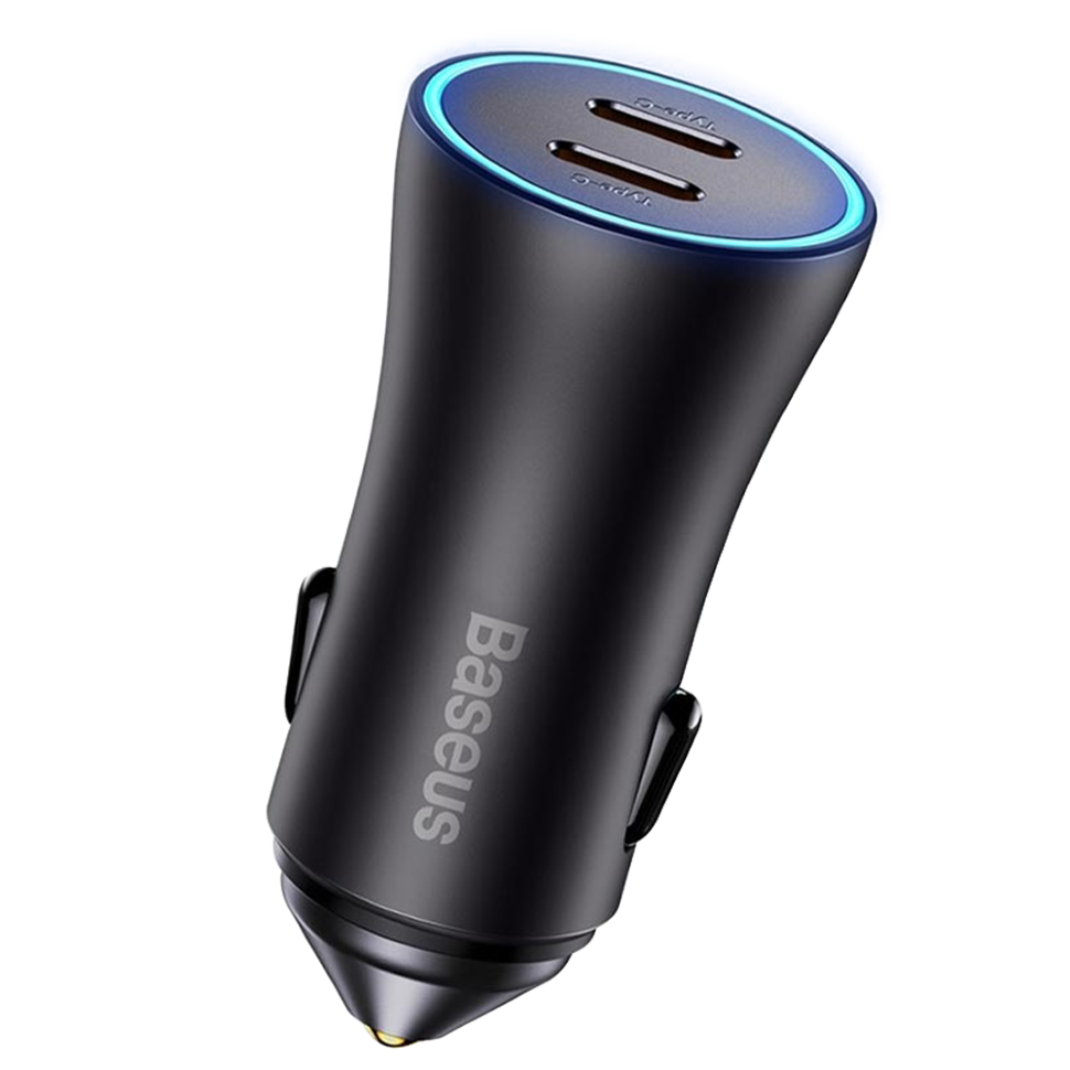 Автомобильное зарядное устройство Baseus Golden Contactor Pro C+C 40W Серое Автомобильное зарядное устройство Baseus Golden Contactor Pro C+C 40W Серое