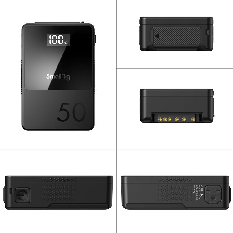 Аккумулятор SmallRig VB50 mini V-Mount Чёрный Аккумулятор SmallRig VB50 mini V-Mount Чёрный