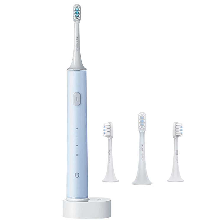 Звуковая зубная щетка Xiaomi Mijia T500C (+3 насадки) Голубая Звуковая зубная щетка Xiaomi Mijia T500C (+3 насадки) Голубая
