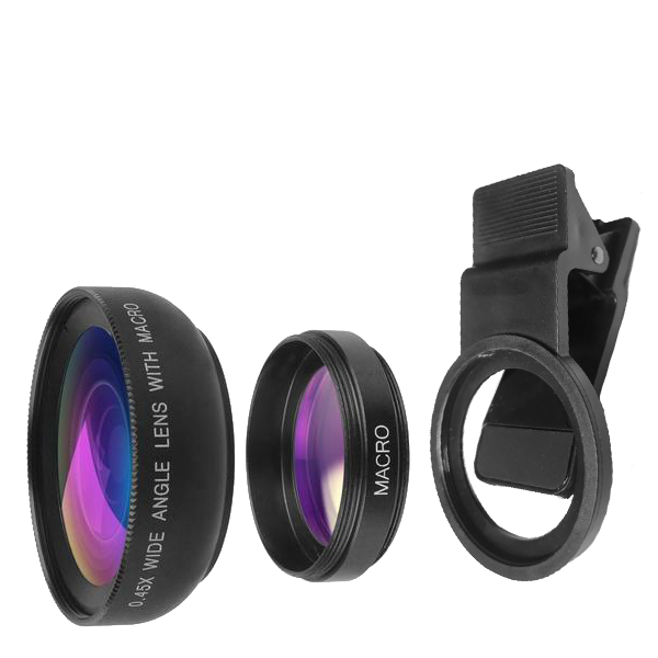 Комплект объективов Apexel 2-in-1 для смартфона (0.45x+12.5x) Комплект объективов Apexel 2-in-1 для смартфона (0.45x+12.5x)