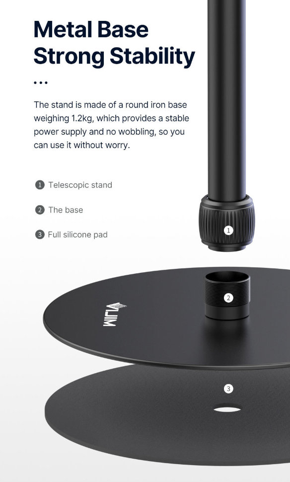 Стойка Ulanzi Vijim LS09 на подставке Стойка Ulanzi Vijim LS09 на подставке