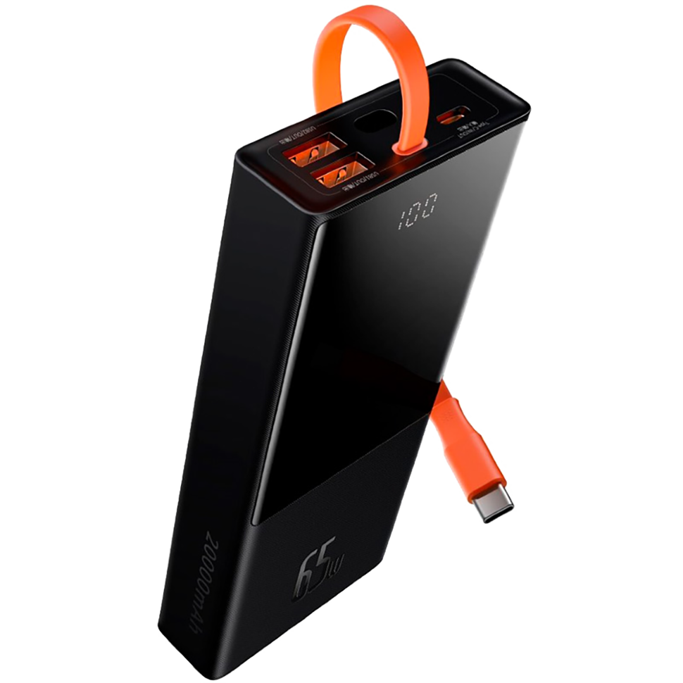 Внешний аккумулятор Baseus Elf 20000mAh 65W Чёрный Внешний аккумулятор Baseus Elf 20000mAh 65W Чёрный