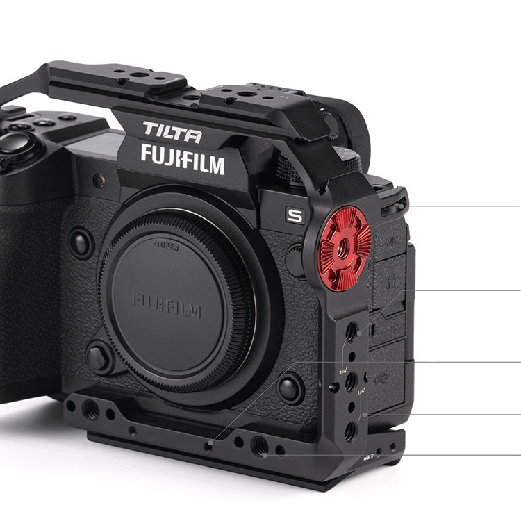 Клетка Tilta Basic Kit для Fujifilm X-H2S Чёрная Клетка Tilta Basic Kit для Fujifilm X-H2S Чёрная