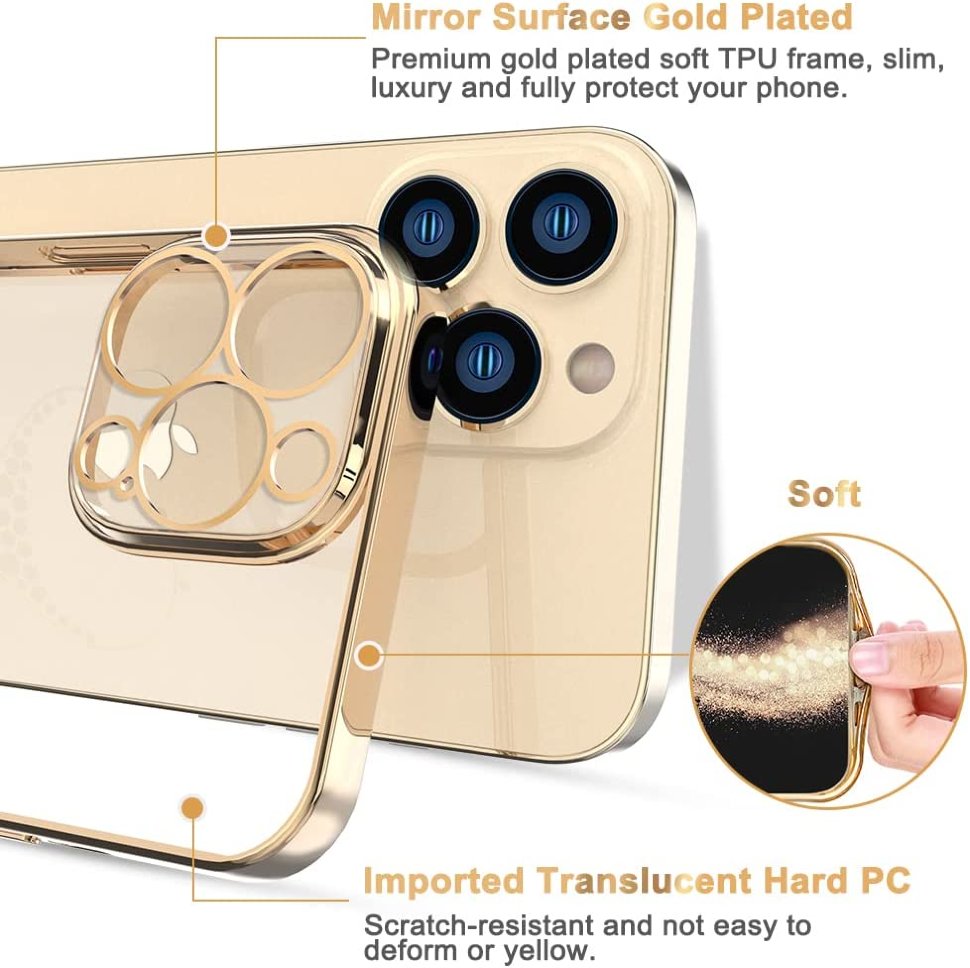 Чехол PQY Wish для iPhone 13 Розовое золото Чехол PQY Wish для iPhone 13 Розовое золото