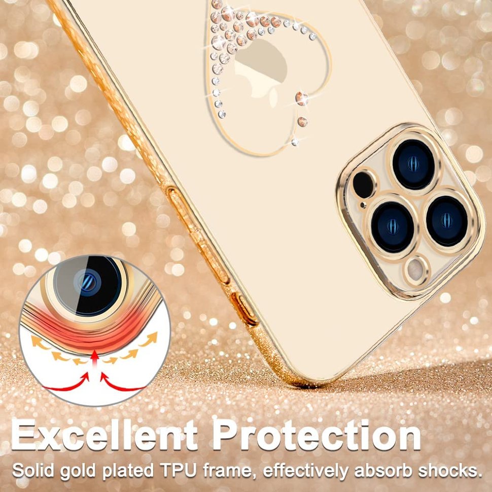 Чехол PQY Wish для iPhone 13 Розовое золото Чехол PQY Wish для iPhone 13 Розовое золото