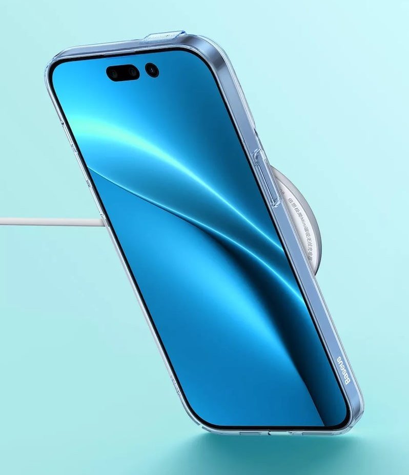 Чехол Baseus Crystal Magnetic для iPhone 14 Plus (+ стекло) Чехол Baseus Crystal Magnetic для iPhone 14 Plus (+ стекло)