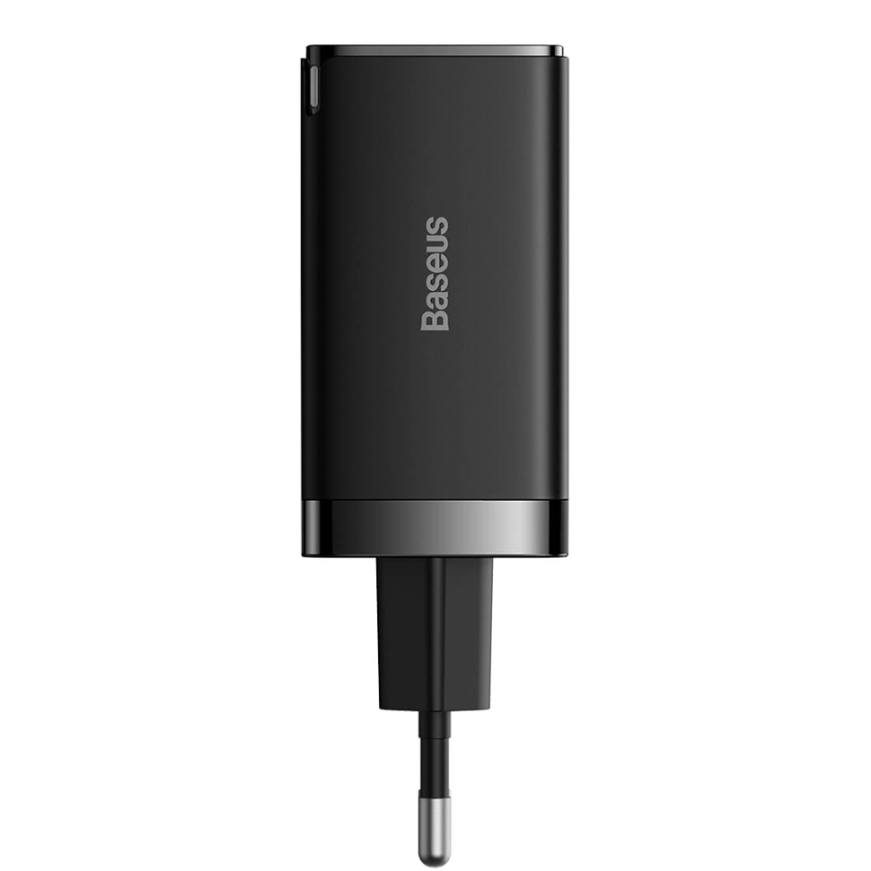 Сетевой адаптер Baseus GaN5 Pro 65W EU Чёрный (+ кабель) Сетевой адаптер Baseus GaN5 Pro 65W EU Чёрный (+ кабель)