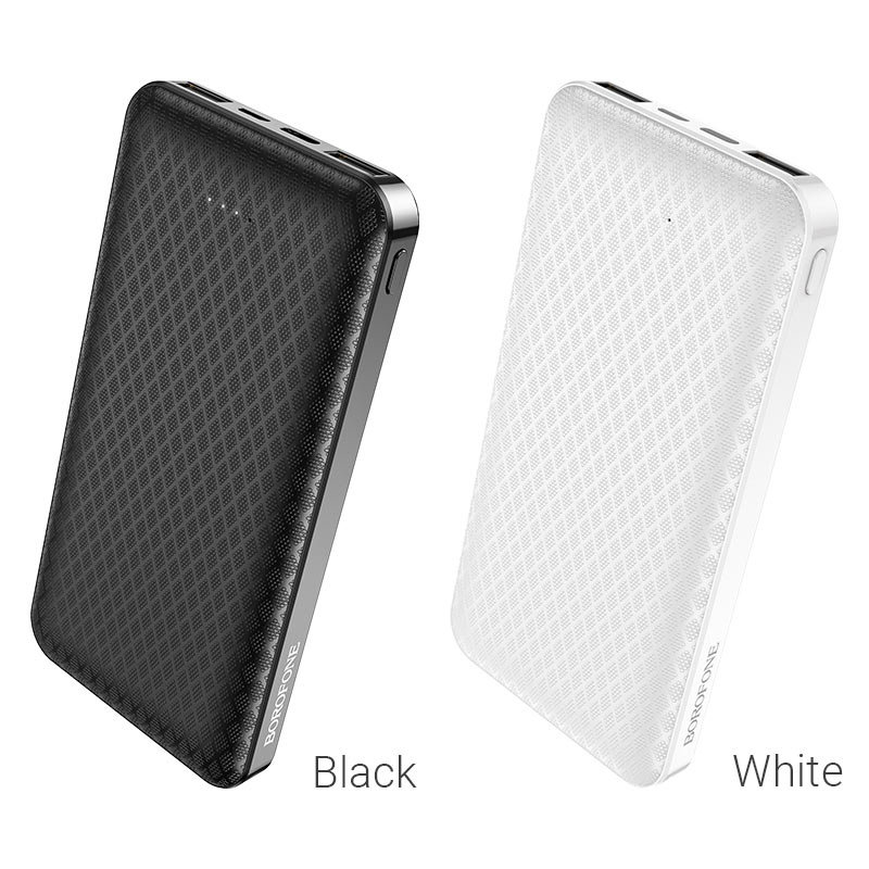 Внешний аккумулятор Borofone BJ3 Minimalist 10000mAh Чёрный Внешний аккумулятор Borofone BJ3 Minimalist 10000mAh Чёрный