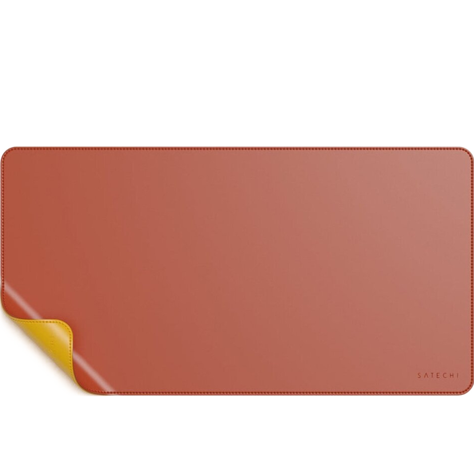 Коврик Satechi Dual Side ECO-Leather Deskmate Желтый/оранжевый Коврик Satechi Dual Side ECO-Leather Deskmate Желтый/оранжевый
